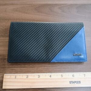 Pierre Cardin Black and Blue Wallet